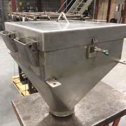 rotational mold drop box standing