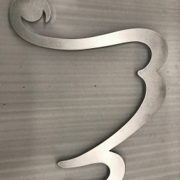 rivers metal sign
